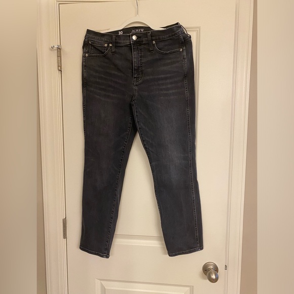J. Crew Denim - J Crew 9 inch vintage slim straight black wash jeans